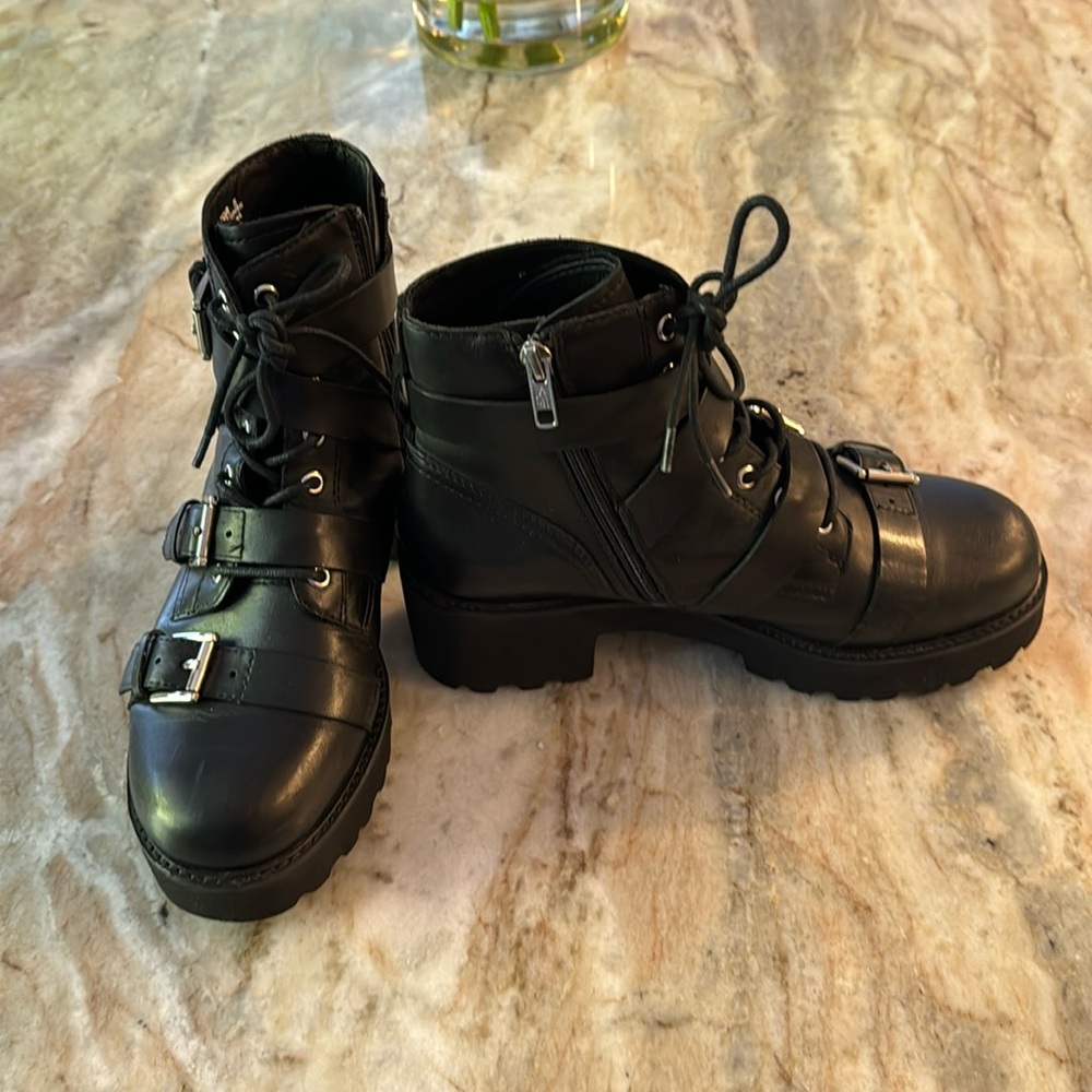 ASH GENUINE LEATHER COMBAT BOOTS